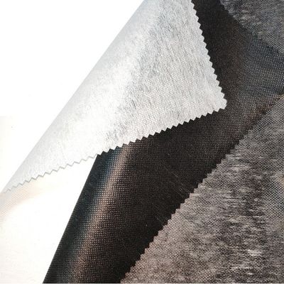 Fusible 100% de poliéster impermeable no tejido para prendas de vestir Fusible PA / PES recubierto