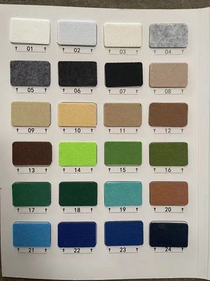 150gm Colorido 1mm-4mm Poliéster Aguja Punchado Tejido No Tejido Feltro para el revestimiento