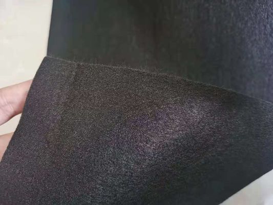 Tejido no tejido de poliéster de carbón activado con unión térmica para GAOXIN Black