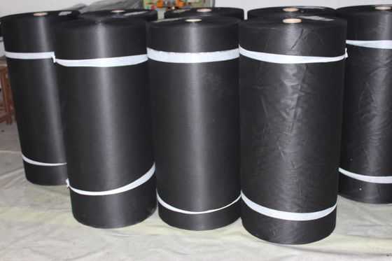 Tejido no tejido de 15 a 150 cm de ancho con fibra de carbono de carbón en GAOXIN