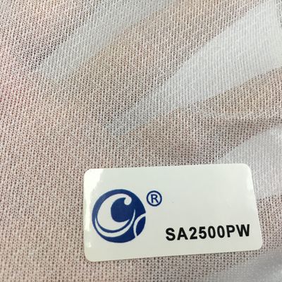 150 cm de ancho Tricote circular tejido Fusible para GAOXIN SA2500 en blanco puro