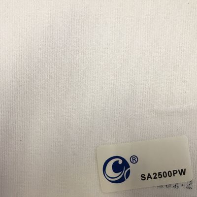 150 cm de ancho Tricote circular tejido Fusible para GAOXIN SA2500 en blanco puro