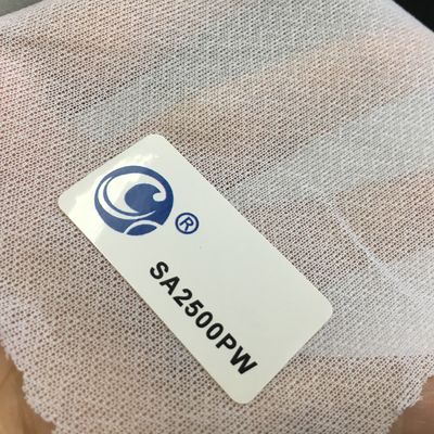 150 cm de ancho Tricote circular tejido Fusible para GAOXIN SA2500 en blanco puro