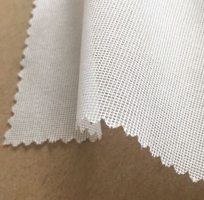 Enlace adhesivo de fusión en caliente Consigue el trabajo con el tricot circular gris de punto entrelazado