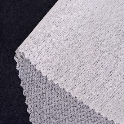 Enlace adhesivo de fusión en caliente Consigue el trabajo con el tricot circular gris de punto entrelazado