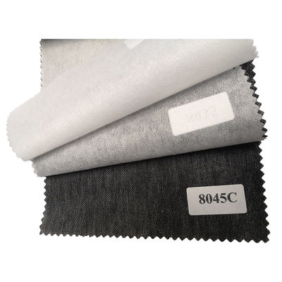Interlining de enlace químico fusionable para prendas de vestir Fusión de interfaz Tejido de punto no tejido