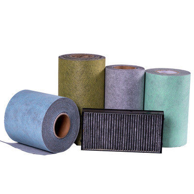 Tejido laminado de fibra de carbono activada de estilo simple para sistema de filtración de aire
