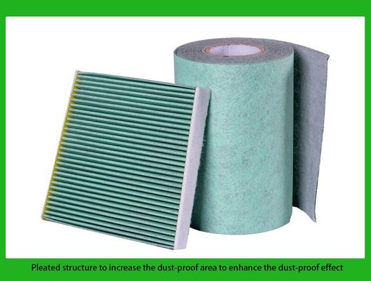 Tejido laminado de fibra de carbono activada de estilo simple para sistema de filtración de aire