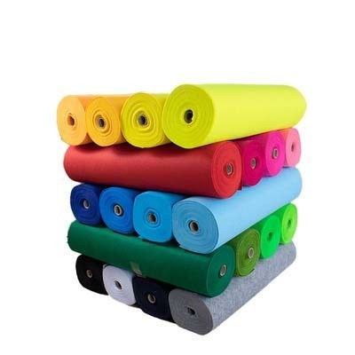 15- 150cm de ancho Rollo de tejido no tejido a pedido en cualquier color para los requisitos del cliente