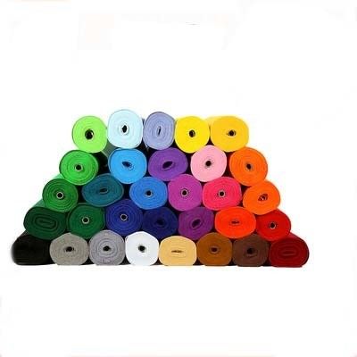 15- 150cm de ancho Rollo de tejido no tejido a pedido en cualquier color para los requisitos del cliente