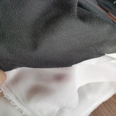 Indumentaria Fusion Interlinings Revestimientos GAOXIN Fusible tejido de poliéster 40gsm /-2g ancho personalizado