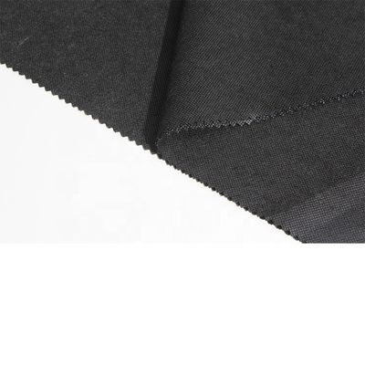 100% de poliéster GAOXIN microdot de mano suave no tejido interlining fusionable con recubrimiento