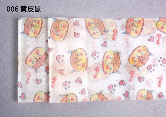 Solución de embalaje sostenible Rollo impreso no tejido de colores con 100% de polipropileno