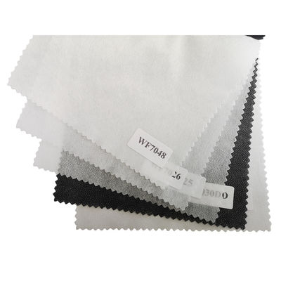 Hierro fácil en la tela Doble / punto único Interlining de fusión para ropa de bricolaje Material de muñeca