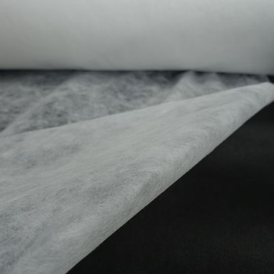 Tejido de satén soluble en agua caliente no tejido para 100-152 cm de ancho