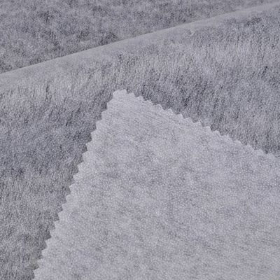 Gaoxin PA/PES Interlining de fusión no tejida para prendas de vestir doble punto negro 90-200cm de ancho