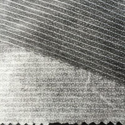 Tejido de satén doble punto de punto de unión de unión de interfaz de revestimiento fusible para accesorio de prendas de vestir