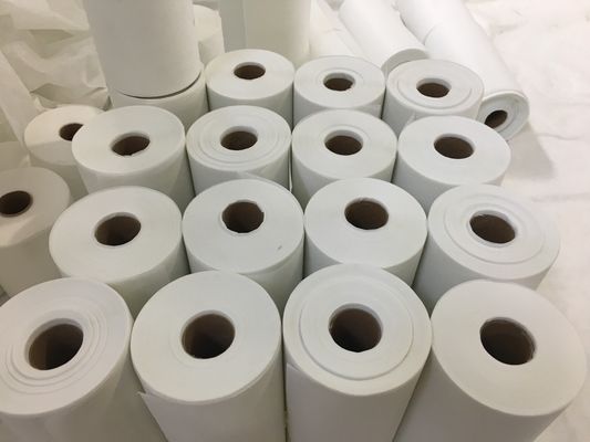 112 cm de ancho bordado Tejido de apoyo Interlining adhesivo de satén
