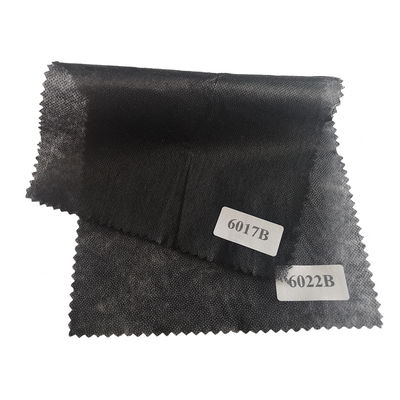 20-80GSM 100% de poliéster de doble punto de tejido no tejido